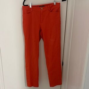 Orange Slim Pants